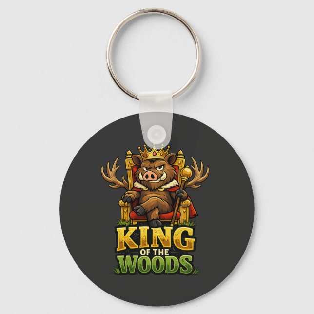 King of the Forest Keychain (Front)