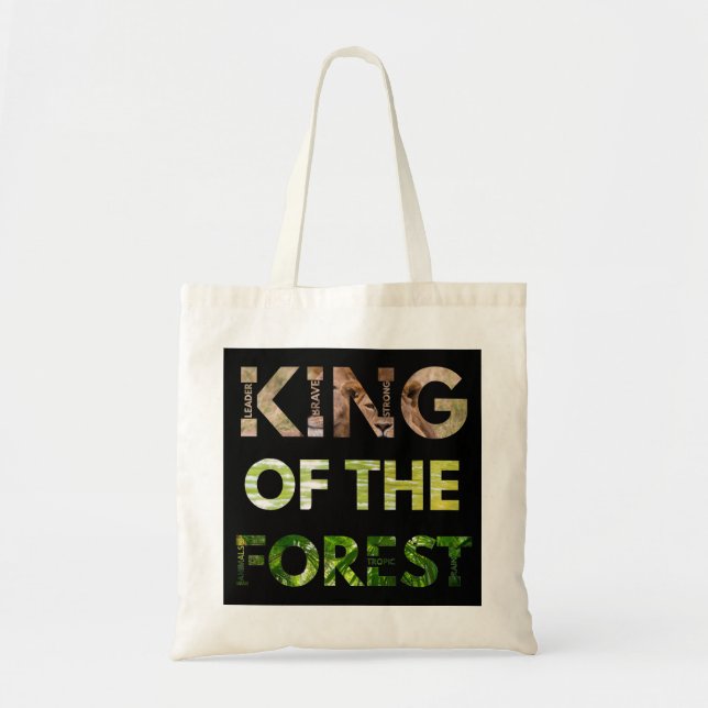 King of the Forest Tote Bag (Front)