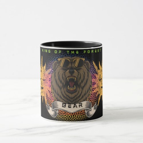 King of the forests bear mug