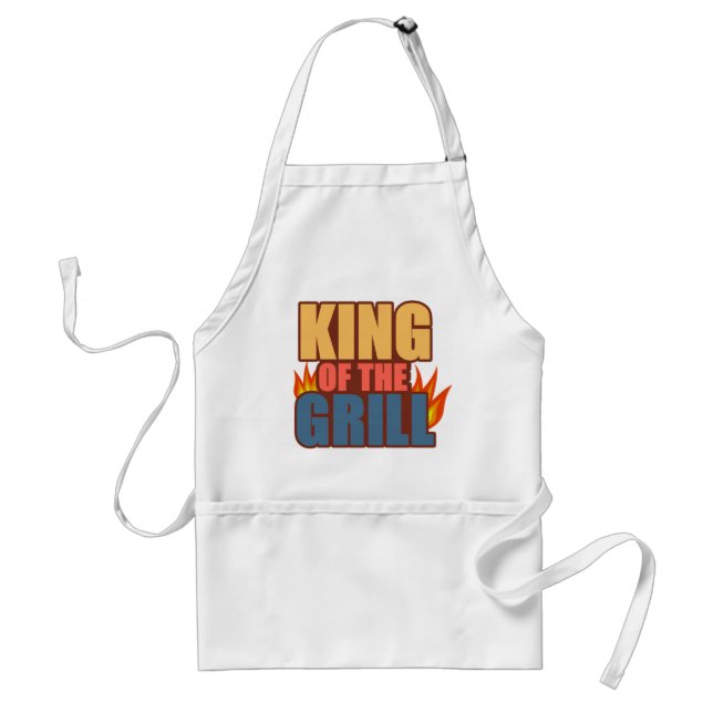 King Of The Grill Adult Apron (Front)