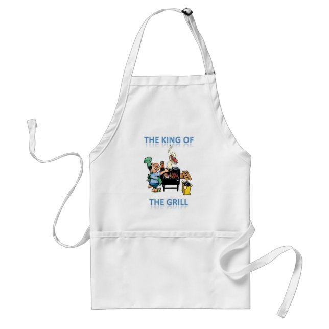 King of the Grill Adult Apron (Front)