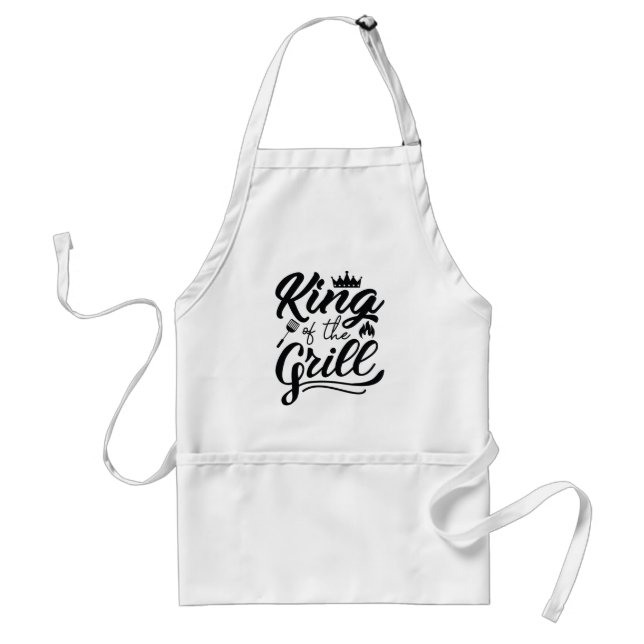 King Of The Grill Adult Apron (Front)