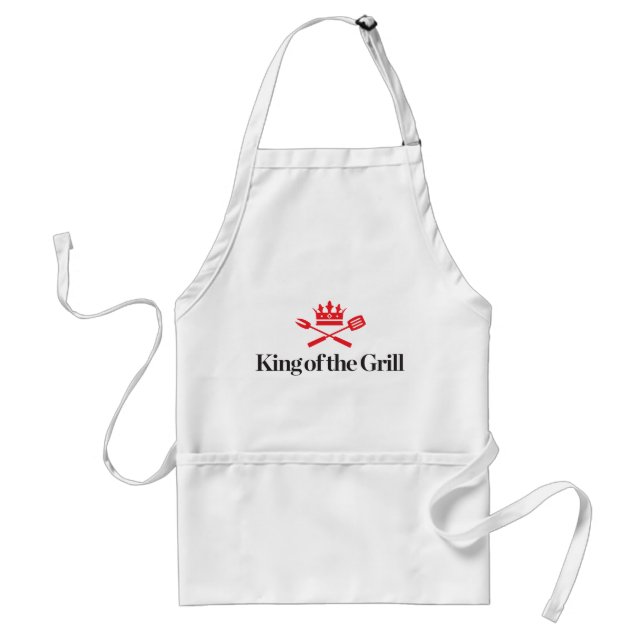 King of the Grill Adult Apron (Front)