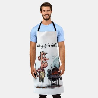 🔥 King of the Grill Apron 🔥