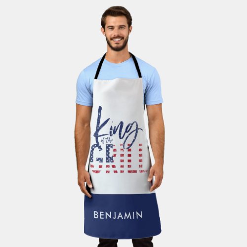 King of the grill apron