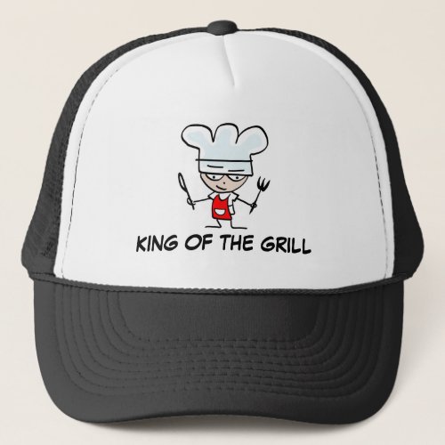 King of the grill BBQ hat