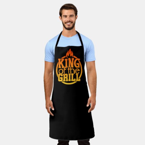 King of the Grill BBQ Quote  Apron
