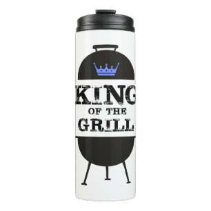 King Of The Grill, Black Blue Crown Thermal Tumbler