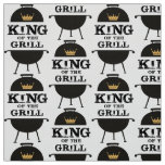 King Of The Grill, Black Gold Crown Fabric