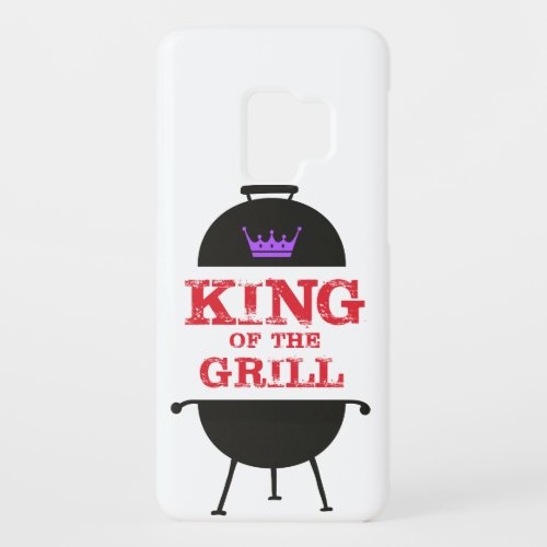 King Of The Grill Black Purple Crown Red Case_Mate Samsung Galaxy S9 Case