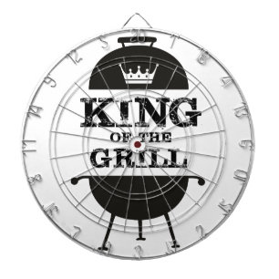 King Of The Grill, Black White Crown Dart Board
