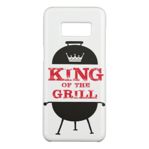 King Of The Grill, Black White Crown Red Case-Mate Samsung Galaxy S8 Case