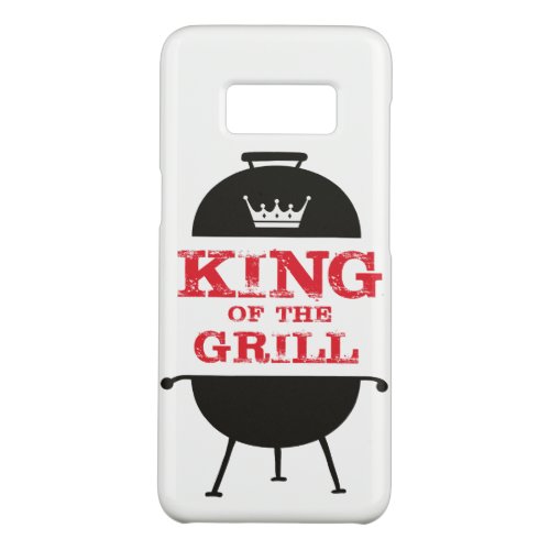 King Of The Grill Black White Crown Red Case_Mate Samsung Galaxy S8 Case