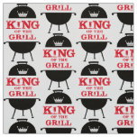 King Of The Grill, Black White Crown Red Fabric