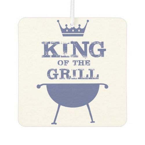 King Of The Grill Blue Air Freshener