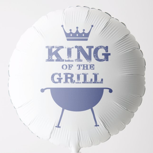 King Of The Grill, Blue Balloon (Front)