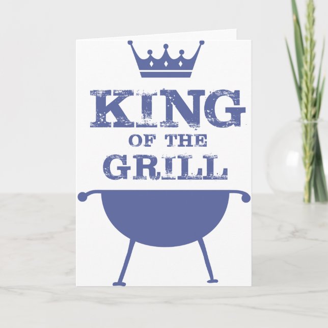 King Of The Grill, Blue Card (Front)
