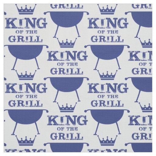 King Of The Grill, Blue Fabric