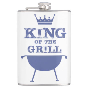 King Of The Grill, Blue Flask