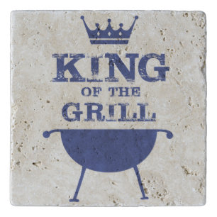 King Of The Grill, Blue Trivet
