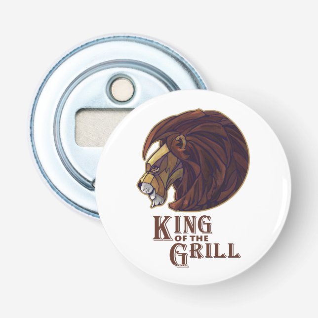 King of the Grill Bottle Opener (Front)
