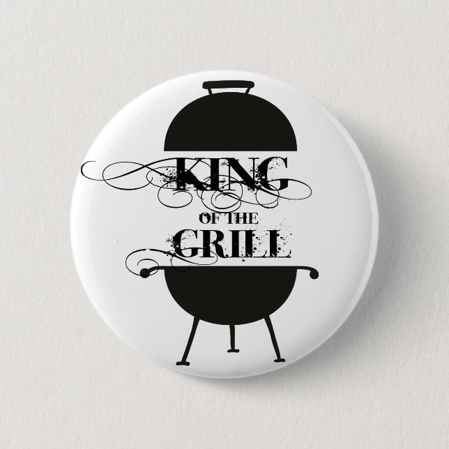 King Of The Grill Button (Front)