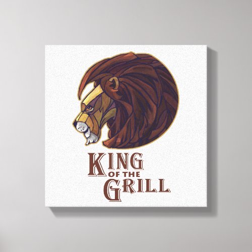 King of the Grill Canvas Print