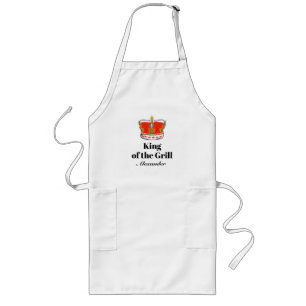 King of the Grill crown and name Long Apron
