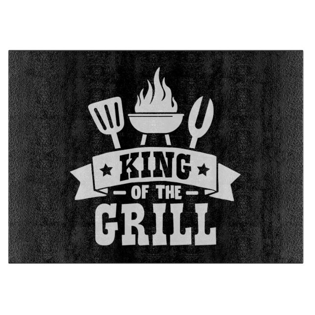 King Of The Grill Cutting Board (Front)