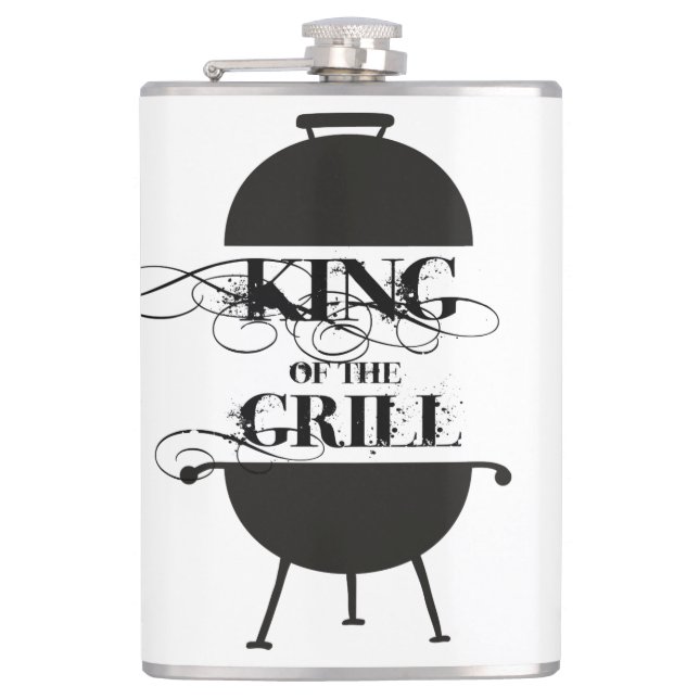 King Of The Grill Flask (Front)