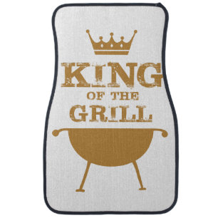 King Of The Grill, Gold Car Floor Mat