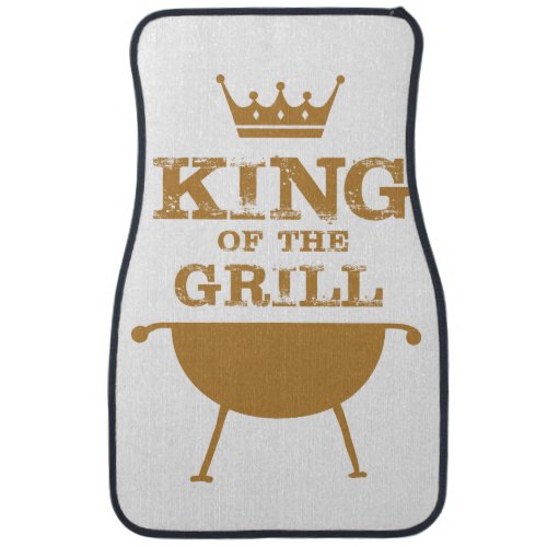 King Of The Grill Gold Car Floor Mat