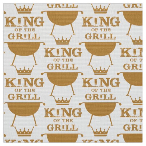 King Of The Grill, Gold Fabric