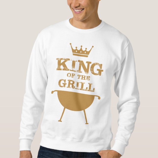 King Of The Grill, Gold Sweatshirt (Front)