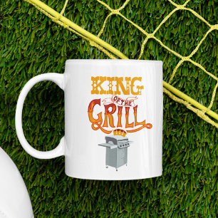 King of the Grill Graphic Coffee Mug