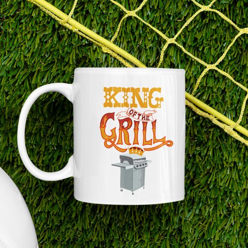 King of the Grill Graphic Coffee Mug