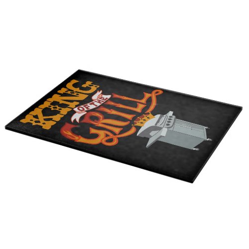 King of the Grill Graphic Cutting Board