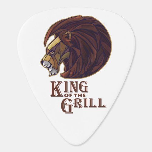King of the Grill Guitar Pick