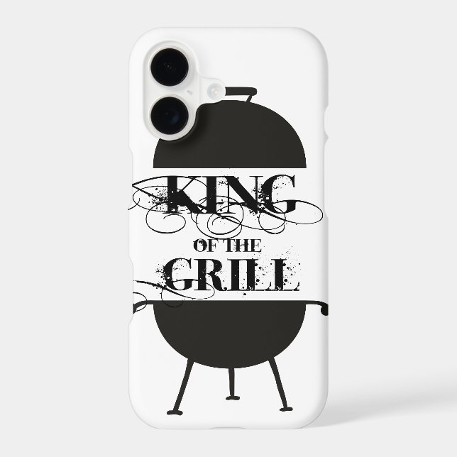 King Of The Grill Iphone Case (Back)