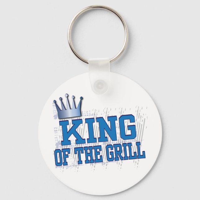 king of the grill keychain (Front)