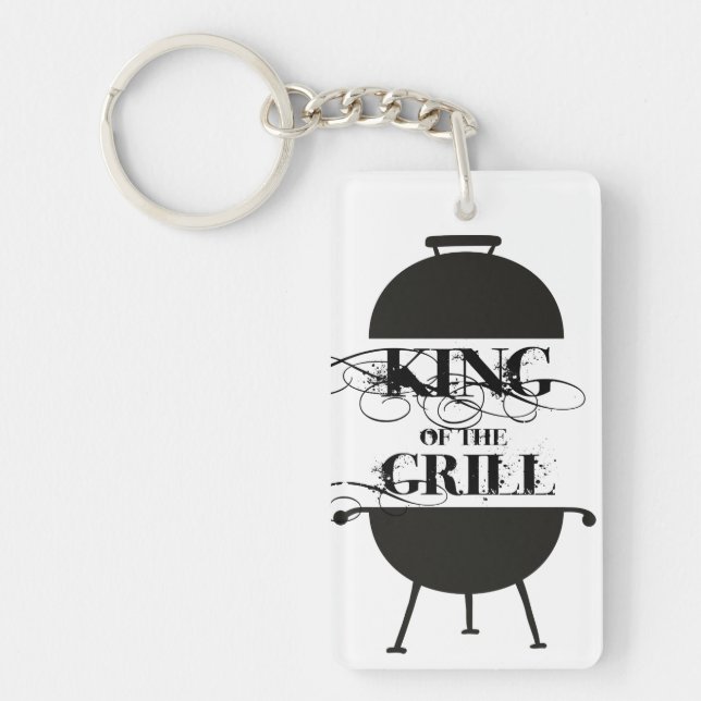 King Of The Grill Keychain (Front)