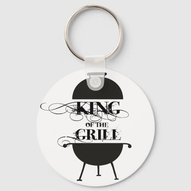 King Of The Grill Keychain (Front)