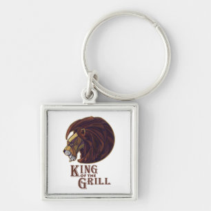 King of the Grill Keychain