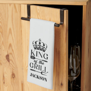 King of the Grill Kitchen Towel