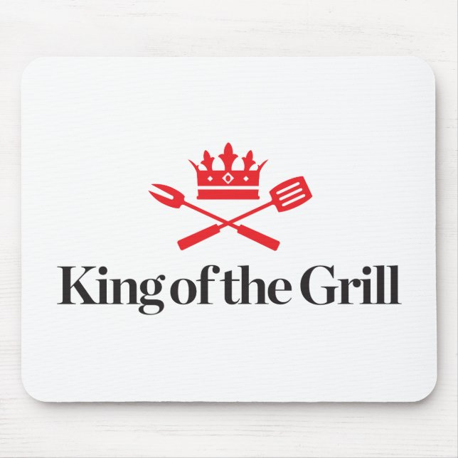 King of the Grill Mouse Pad (Front)