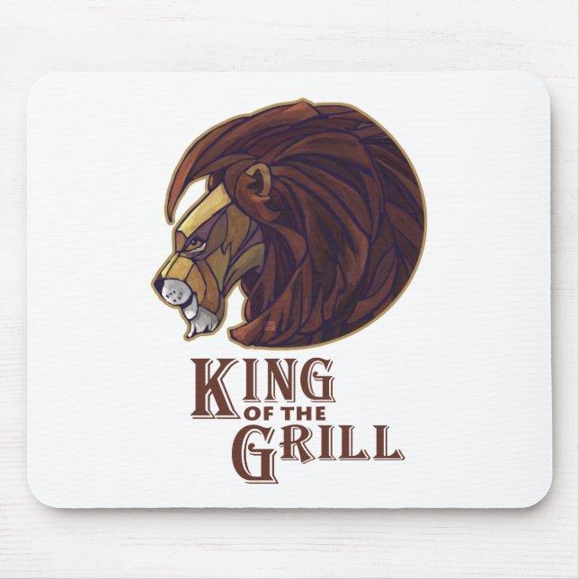 King of the Grill Mouse Pad (Front)