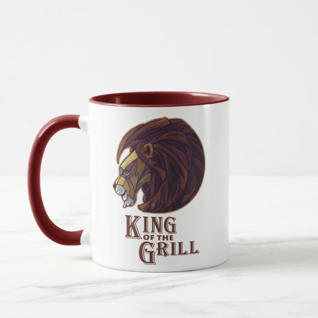 King of the Grill Mug (Left)