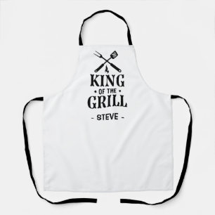 King of The Grill Personalized BBQ Apron
