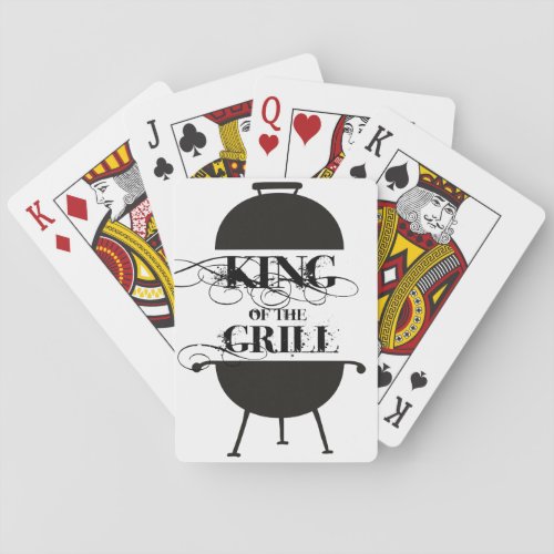 King Of The Grill Poker Cards