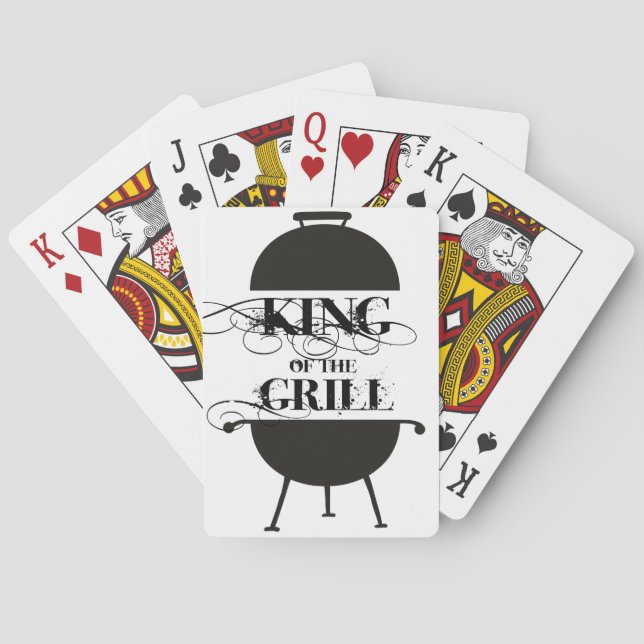 King Of The Grill Poker Cards (Back)